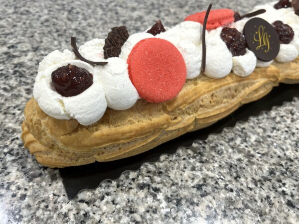 éclair géant fruits rouges