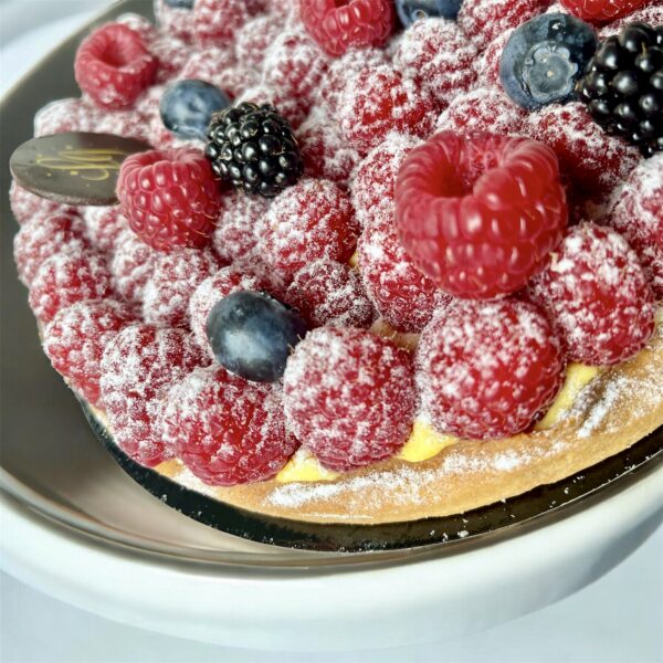 tarte passion framboises